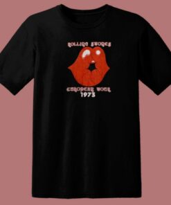 1973 Rolling Stones European Tour 80s T Shirt Style