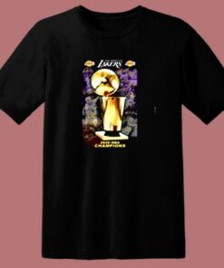 2020 Los Angeles Lakers Champions Signature 80s T Shirt 1 2020 Los Angeles Lakers Champions Signature 80s T Shirt 2