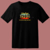 40th Birthday Vintage 1980 40 Years 80s T Shirt