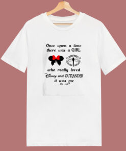 A Girl Who Really Loved Disney And Outlander 80s T Shirt A Girl Who Really Loved Disney And Outlander 80s T Shirt