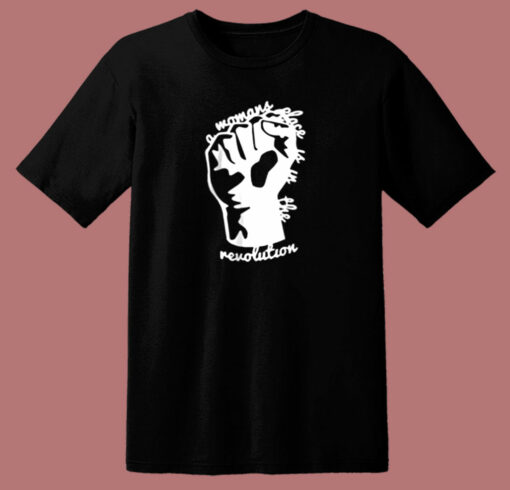 A Woman Place Is In The Revolution Black Lives Matter Symbol 80s T Shirt