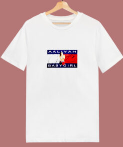 Aaliyah Babygirl 80s T Shirt Aaliyah Babygirl 80s T Shirt