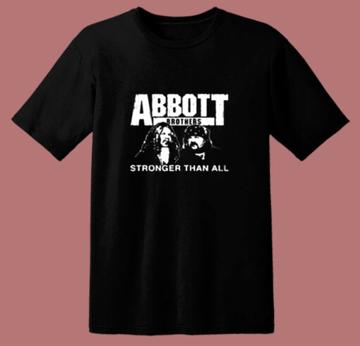 Abbott Brothers Stronger Than All 80s T Shirt