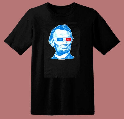 Abraham Lincoln 3d Glasses 80s T Shirt