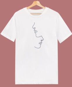 Abstract Face Minimalism 80s T Shirt Style Abstract Face Minimalism 80s T Shirt Style