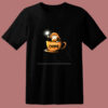 Accio Coffee Cute Wizard In A Coffee Cup Harry Potter 80s T Shirt