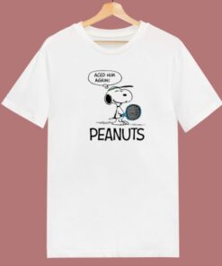 Aced Him Again Peanuts Snoopy T Shirt Style 2