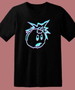 Adam The Bomb Camo And Shatterd 80s T Shirt