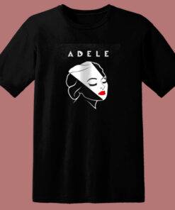 Adele Famous Singer Tour Logo 80s T Shirt