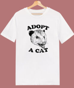 Adopt A Cat Possum T Shirt Style 1