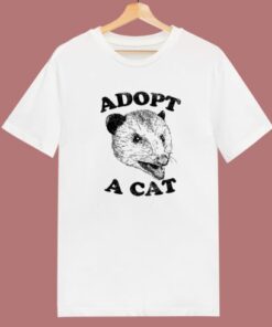 Adopt A Cat Possum T Shirt Style 1 Adopt A Cat Possum T Shirt Style 2