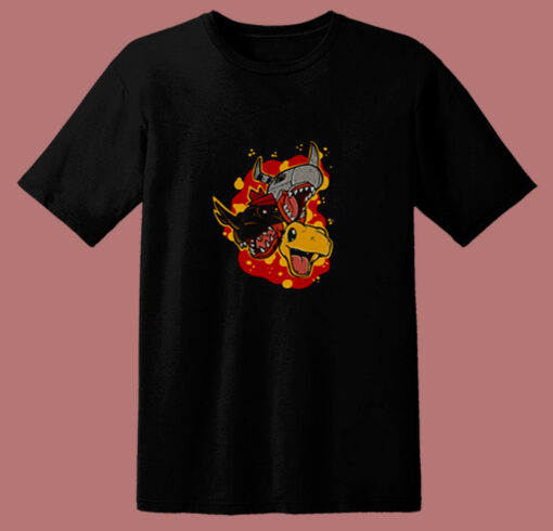 Agumon Evolution Digimon 80s T Shirt