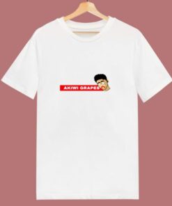 Akiwi Grapes Cartoon 80s T Shirt 2