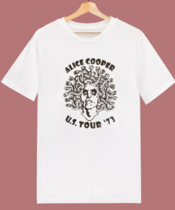 Alice Cooper Us Tour 73 T Shirt Style 1