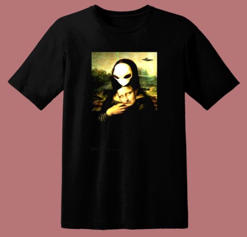 Alien Monalisa 80s T Shirt