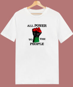 All Power To The People 80s T Shirt All Power To The People 80s T Shirt