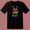 Ally Cat Pride Month T Shirt Style