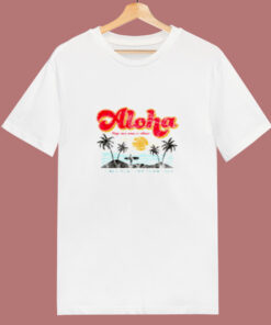 Aloha Keep Our Oceans Clean 80s T Shirt 1