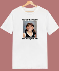 Alyson Stoner Most Likely To Be Queer 80s T Shirt Alyson Stoner Most Likely To Be Queer 80s T Shirt