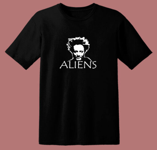 Ancient Aliens Meme Guy 80s T Shirt