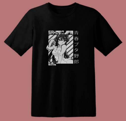 Anime Bunny Girl 80s T Shirt