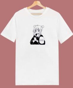 Anime Girl Texting 80s T Shirt