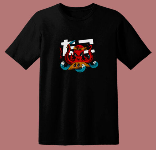 Anime Octopus Sushi Chef 80s T Shirt