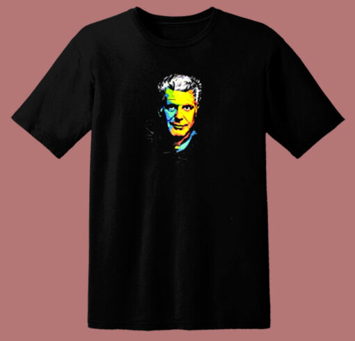 Anthony Bourdain Art 80s T Shirt