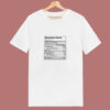 Anxiety Shirt Nutrition Facts 80s T Shirt