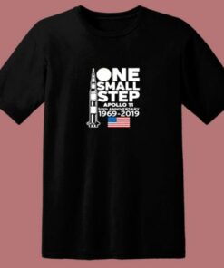 Apollo 11 One Small Step Moon Landing 80s T Shirt