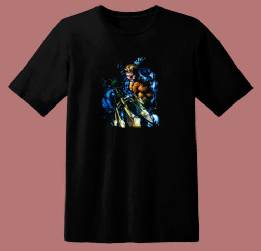 Aqua Man 80s T Shirt