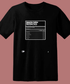 Aquarius Traits Horoscope Zodiac Sign 80s T Shirt