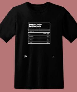 Aquarius Traits Horoscope Zodiac Sign 80s T Shirt