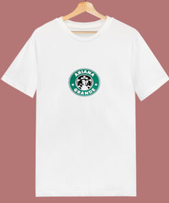 Ariana Grande Starbucks Logo 80s T Shirt Ariana Grande Starbucks Logo 80s T Shirt