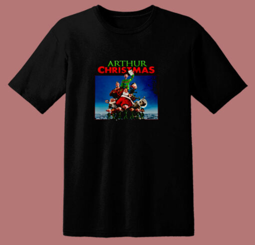 Arthur Christmas Movie Xmas Vintage 80s T Shirt