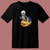 Astronaut Cat Rainbow Burger 80s T Shirt Style