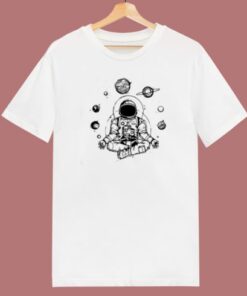 Astronaut Zen Yoga Spiritual Space 80s T Shirt Style 1 Astronaut Zen Yoga Spiritual Space 80s T Shirt Style 2