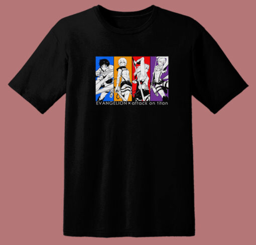 Attack On Evangelion T Shirt Style