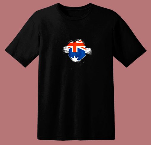 Australian Flag 80s T Shirt