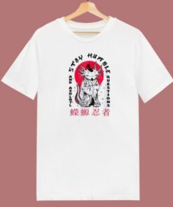 Axolotl Questions Wise Sensei 80s T Shirt Style