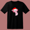 Axolotl With Santa Hat Cute Christmas 80s T Shirt