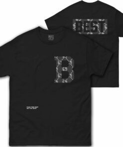 BEST BUCCI BLACK & WHITE PAISLEY classic tee BEST BUCCI BLACK & WHITE PAISLEY classic tee