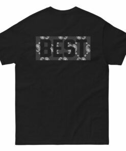 BEST BUCCI BLACK & WHITE PAISLEY classic tee