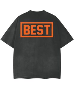 BEST BURROW VINTAGE WASHEDDISTRESSED BLACK T-SHIRT