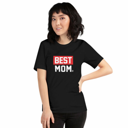 BEST MOM Printed Unisex t-shirt Black