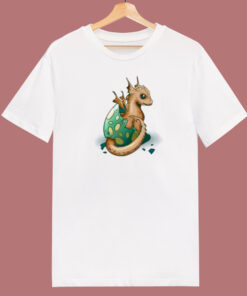 Baby Dragon Aesthetic 80s T Shirt 1