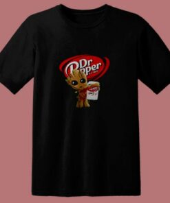 Baby Groot Dr Pepper Guardians Galaxy 80s T Shirt 1 Baby Groot Dr Pepper Guardians Galaxy 80s T Shirt 2