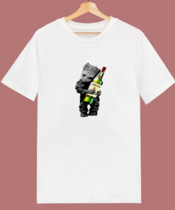 Baby Groot Hug Jameson Wine 80s T Shirt 1