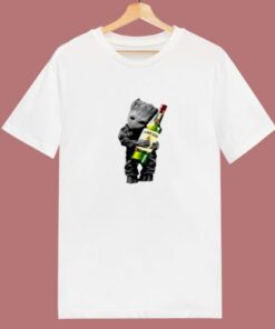 Baby Groot Hug Jameson Wine 80s T Shirt 1 Baby Groot Hug Jameson Wine 80s T Shirt 2
