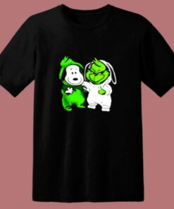 Baby Snoopy And Baby Grinch 80s T Shirt